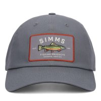 Simms Single Haul Cap Simms Gunmetal Trout Schirmmütze