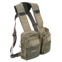 Vision Double D Chest Pack in Nutria (N) Zwei praktische Brusttaschen am Tragesystem