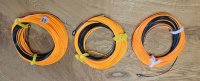 3 Sink Tip Fliegenschnüre 1x WF7FS4 und 2x WF8FS4 Lagerüberstand
