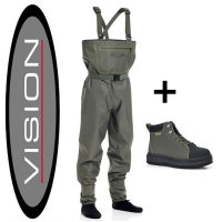Vision Rio Vanda Wat-Set Wathose mit Watschuh - das preiswerte und robuste Wat-Set. Sonderpreis, nur für kurze Zeit!