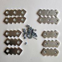 Patagonia Foot Tractor Aluminum Bar Traction Replacement Kit - Aluminium-Stollen für Danner ältere Ausführung Größe L 12-14