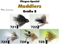 Muddler Minnow Classic Gr.8 (5 verschiedene Muster zur Auswahl)